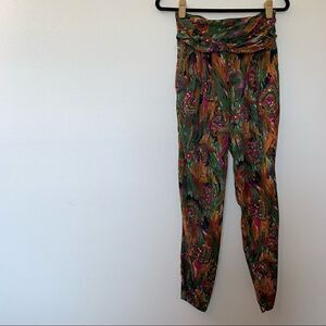 Vintage Michael & Company Abstract Print Pull On Pants